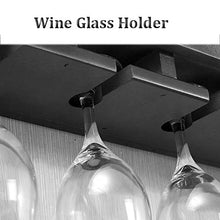 Portavini ZCJB Portabottiglie a Parete con Supporto per Gambo, di Legno Ripiano per Accessori Bar per Display di Conservazione del Vino (Size : 40cm)