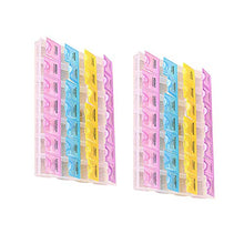 2pcs 7 giorni pillola scatola organizzatore medicina tablet dispensatore organizzatore settimanale