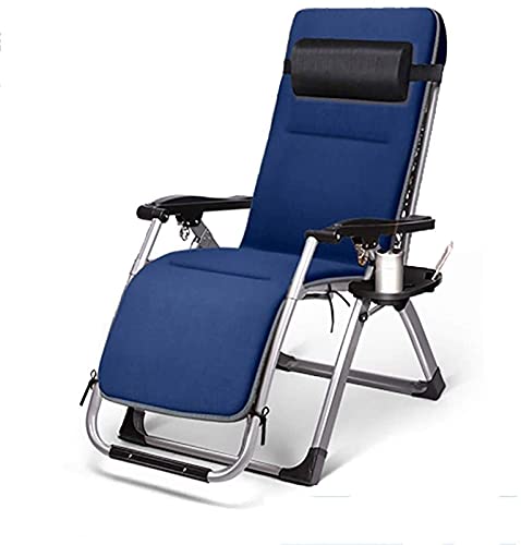 Lettini prendisole Reclinabili, Sedia pieghevole reclinabile con poggiatesta Lettino prendisole portatile Balcone Divano da ufficio Sedia per pausa pranzo Terrazza da esterno Sedia da spiaggia, Cuscin