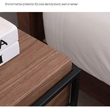 Comodini Nordic Legno Comodino Moderno Semplice Ferro battuto Lato Creativo di pompaggio Locker Piazza Camera Comodino Comodini Letto (Color : Green)