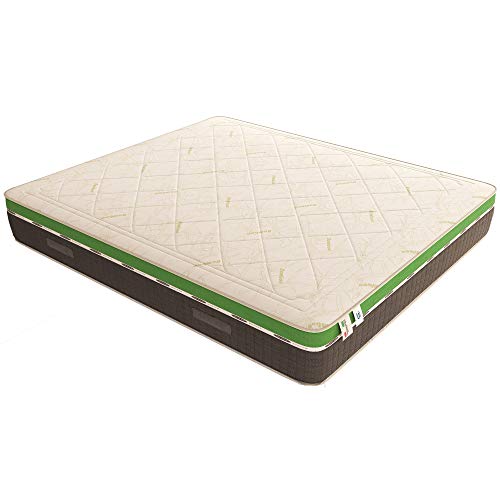 Baldiflex Emporio Materasso Matrimoniale Molle Insacchettate e Memory, Energy 1600 Molle + 5 cm Memory, 9 Zone Differenziate, 100 Notti di Prova, Altezza 26 cm 180x200 cm