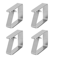 Omabeta Clip per tovaglia Indossabile Clip di Fissaggio Antiscivolo Grande 4 Pezzi Morsetti Antiscivolo in Tessuto Clip per tovaglia per Hotel