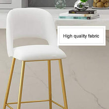 XIAOQIAO Sgabelli da Bar, sgabelli Alti ad Altezza Fissa 65 cm / 75 cm, sedie da Bar Alte con Schienale ergonomico e Comodo poggiapiedi, Resistenti e robusti