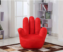 Divano Creativo Dito Tessuto Cinque Dita Camera Letto Divano Pigro Monomoda Semplice Moderna Sedia Per Computer Per Il Tempo Libero,Red,Wheel