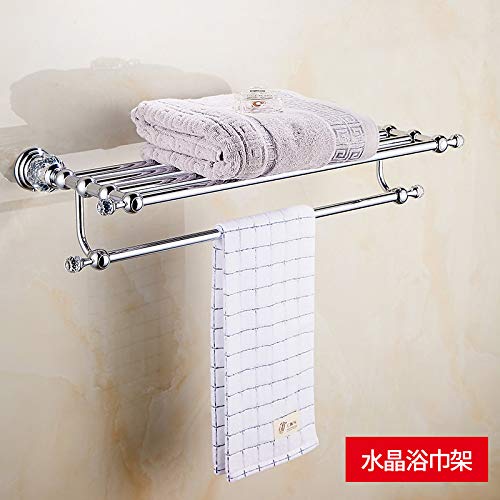 KTMK Ottone Antico di Lusso Bagno Hardware Ciondolo Set Pacchetto Portasciugamani Bar Porta Carta Mensola Gancio Pennello Accessori Bagno, Portasciugamani