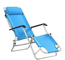 PAKUES-QO Sedia a Sdraio reclinabile Pieghevole reclinabile da Giardino Sedie a Sdraio da Spiaggia Zero Gravity Lettini da Sole Poltrona con poggiatesta Portatile