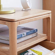 Comodini Soggiorno End Tables cornici in Legno Massiccio Semplice Camera da Letto Singolo cassetto con partizione Piccolo Bagagli Oak Bed