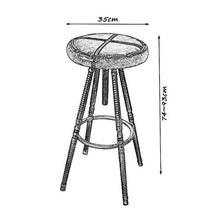 Sgabelli da bar Sedia da pranzo Poltrone Sgabello alto Cucine da bar Sedia da pranzo Sgabello per la colazione | PU Sedile Sedia da bar Sgabello alto Sedia da bancone Sgabello da bar retrò Design