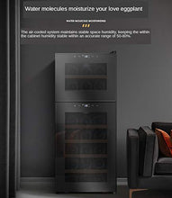 Armadio Idratante Sigaro Indipendente, Dispositivo Di Raffreddamento Del Sigaro Elettrico, Armadio Vino, Temperatura Costante, 59L, Touch Screen, Legno Di Cedro Spagnolo,Cigar