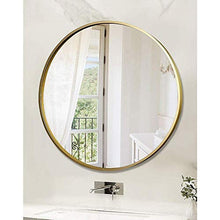 JKCKHA Specchio di Trucco, Specchio del Bagno, Bagno Bagno Specchio, Specchio da Muro, Grande Specchio Rotondo, Specchio Decorativo.