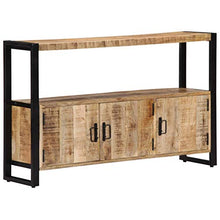 FAMIROSA Armadietto 120x30x75 cm in Legno Massello di Mango