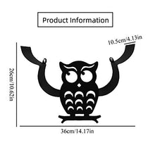 Porta rotolo di carta igienica a forma di animale, in metallo da parete, fino a 5 rotoli di carta, design decorativo con gufo di pecora, decorazione per interni e bagno