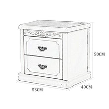 ZFB8B Comodini Tutto Semplice Solido Legno Comodino Europea Intagliato Quercia autonomo Bedside Bagagli Piccolo Comodino Locker 1PCS