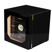 ChangDe-- Scatola di sigari - Cigar Humidor Piano Paint Trasparente Tettuccio apribile Grande capacità Tre Strati di profumato Legno di Cedro Idratante Cabinet Humidor Cigar Cabinet Cigar Case