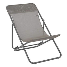 LAFUMA SEDIA SDRAIO PIEGHEVOLE REGOLABILE. 4 POSIZIONI. MAXI TRANSAT BATYLINE COLORE TERRE. STRUTTURA IN ACCIAIO, RESISTENTE AI RAGGI UV. MISURE: 62X83X94CM PESO UNITARIO: 3,80kg
