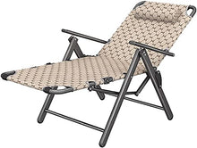 JFFFFWI Sedia Pieghevole Zero Gravity Sedia reclinabile da Giardino per Esterni, Sedie da Ufficio reclinabili Regolabili, Letto Pieghevole con Supporto per poggiatesta