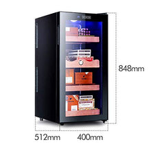 BUDBYU Touch Screen dell'umidificatore dell'Armadio Elettrico del Sigaro per Controllare la Temperatura e l'umidità Scaffale di Legno di Cedro 360 & DEG; Raffreddato ad Aria per Bar o Ufficio a casa
