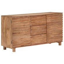 vidaXL Legno Massello di Mango Credenza Madia Mobile Armadietto Armadio Mobiletto Alto Portaoggetti Cassa Cassapanca Mobili 150x50x81 cm