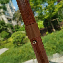 ZZZR Ombrellone da Giardino con ombrellone in Paglia, ombrellone in Paglia Tropicale Hawaiana con Funzione di inclinazione, per Patio, Giardino, Balcone, ombrellone da Spiaggia, 6,5 Piedi