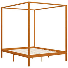 FAMIROSA Giroletto con Baldacchino 4 Cassetti in Legno di Pino 180x200 cm-0545