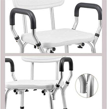 Bath Chair Bagno anziana con Schienale Anziani Bagno for disabili Sgabello Antiscivolo Donna Incinta Bathing Chair Sicurezza