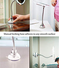 My Flexible Mirror 10x Ingrandimento Make Up Round Vanity Mirror per la casa, Uso del bagno con ventose Super Strong come visto in TV