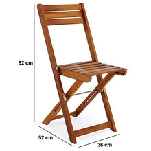 Deuba Set da balcone in acacia 3 pz tavolo e sedie da giardino esterno terrazza bar bistro salotto