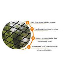 WaiMin Rete di sicurezza for bambini Balcone BHH Balcone nero Rete anticaduta Rete for bambini Rete nera Merci domestiche Scale Casa scuola materna Parco giochi Parco Stadio Ringhiere Pati Rete for te