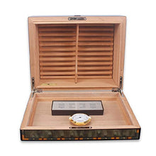 Armadietto sigaro humidor con umidificatore e igrometro importato cedar legno creativo sigaro humidor pianoforte di vernice sigillo grande capacità cassa di sigaretta con scatola regalo da uomo 40 bas