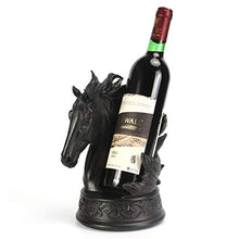 XLBAXLJ Dark Horse Wine Rack, Fumetto Creativo Sveglio del Vino della casa cremagliera Champagne Decorazioni per la Veranda Ufficio Soggiorno Camera da Letto