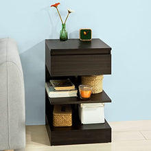 SoBuy® Tavolino da divano, tavolino da soggiorno, Comodini letto,con cassetto,FBT49-BR,IT