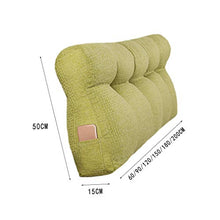 Cuscino per divano, lavabile, facile da pulire, per camera da letto, soggiorno, per genitori, amanti del bambino, cuscino di riposo, Puro cotone., Verde, 180 cm