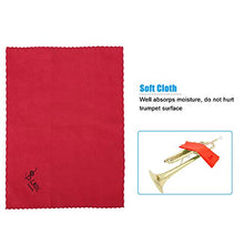 Kit di Pulizia Tromba, Spazzola Pulizia per Bocchino Valvola Panno di Pulizia Set di Strumenti di Pulizia Accessori per Strumenti di Manutenzione Tromba