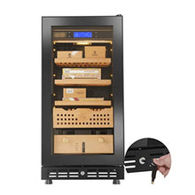 Umidificatori Humidor Intelligente Cigar Cabinet Costante Temperatura E Umidità Legno Di Cedro Solidi Domestici Legno For Il Vino Del Tè Cabinet Sigaro Idratante Governo In Grado Di Memorizzare 300-35