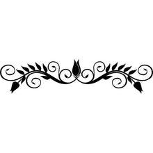 Adesivi per testiera del letto, T-MK316, 32 x 140 cm, colore: Nero
