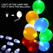 ARTFFEL Vola 50pcs LED Balloons luci di Illuminazione Impermeabile for Lanterne di Carta Palloncini Decorazione del Fiore, Non Lampeggiante, Impermeabile (Bianco) .Compleanno