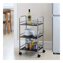 &ripiano di stoccaggio Rack 3Tiers rotolamento della rotella bagagli, Trolley Carrello for Parrucchieri Saloni di bellezza Cucina Rack Bagno Soggiorno bagagli Trolley Scaffale di finitura