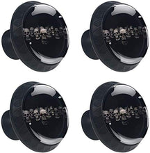 Halloween Sugar Skull Pomelli per Porta Set di 4 Pomelli per Mobili Manopole per Cassetti Cucina Armadio Vetro