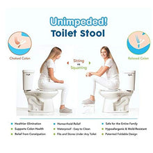 Sgabello WC Pieghevole, Sgabello da Toilette, Panchetto Bagno WC,Sgabello Water Adulti, Squatty Potty Regolabile B