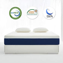 Molblly - Materasso 140 x 200 cm in schiuma fredda, ergonomico, a 7 zone, in memory foam traspirante, per un sonno riposante e un comfort avvolgente, altezza 18 cm