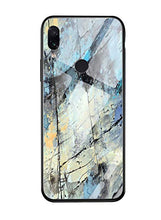 Suhctup Compatibile con Xiaomi Mi Max 2 Custodia Protettiva in Vetro Temperato 9H + Cornice Paraurti in TPU Silicone Morbido Assorbimento Degli Urti a 360 Gradi Protezione -Marmo 1