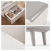 LSX-Comodino Comodino, Mini Kaki Piccolo + Comodino Nordico Minimalista Bianco Retro, Adatto per Soggiorno/Camera da Letto/Studio, 51x39x51cm OYO