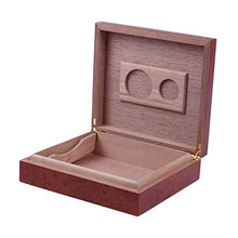 Zixin Humidor 20 Count Cedar Legno Foderato Humidor Humidor Umidificatore con igrometro Caso di Custodia Sigaro