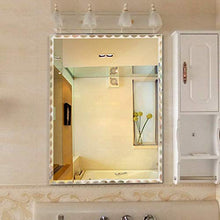 CENPEN Senza Telaio Piazza Bathroom Specchio a Parete Makeup Dresser Mirror (Dimensioni: 60 * 80cm)