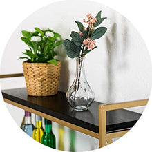 Scaffale per Vino in Stile Industriale in Ferro Stile Loft, Scaffale per Calice da Parete per Bar Ristorante A Parete(Size:80X20X55CM,Color:Un)