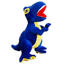 Giocattolo del fumetto della peluche bambola animale dinosauro per i bambini del regalo di compleanno della decorazione della casa Forniture Dimensioni 48 cm Blu