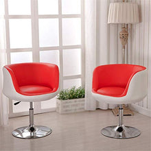 Poltrone Nubao Dressing Chair Cuoio Altezza Regolabile Bellezza Sedia Restaurant Cafe Salone di Bellezza Bar Bar Rotonda Sgabello Girevole (Colore: A4, Formato: 48 * 43-55CM)