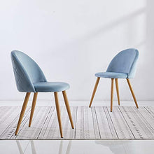 TUKAILAI 2 Pezzi Sedie Cucina Moderne Sedie Sala da Pranzo Sedie Velluto Soggiorno Sala Attesa Pranzo