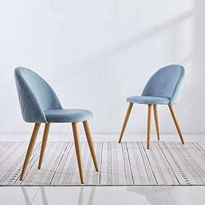 TUKAILAI 2 Pezzi Sedie Cucina Moderne Sedie Sala da Pranzo Sedie Velluto Soggiorno Sala Attesa Pranzo