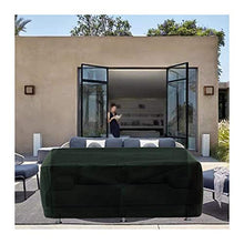 YJFENG Copertura Mobili Giardino, Copertura Antipolvere del Divano del Patio, Pieghevole Impermeabile Fodera in Tessuto Oxford, 600x300D per Mobili Componibili, con Custodia